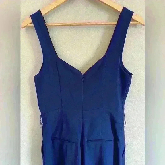 Anthropologie The Essential Jumpsuit Blue Size 2 - Picture 7 of 10